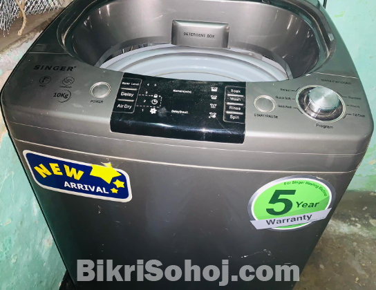 Singer washing machine.10kg